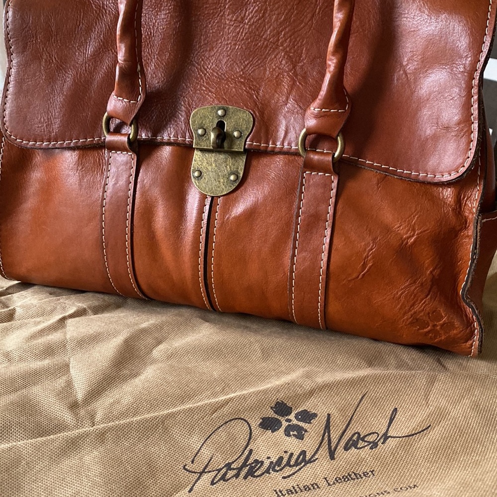 Patricia Nash Vienna Satchel | Tan - Picture 3 of 13